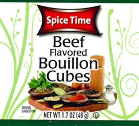 Gel Spice Company, Inc. Issues Allergy Alert On Undeclared Soy And Wheat In Beef Flavored Bouillon Cube Products.